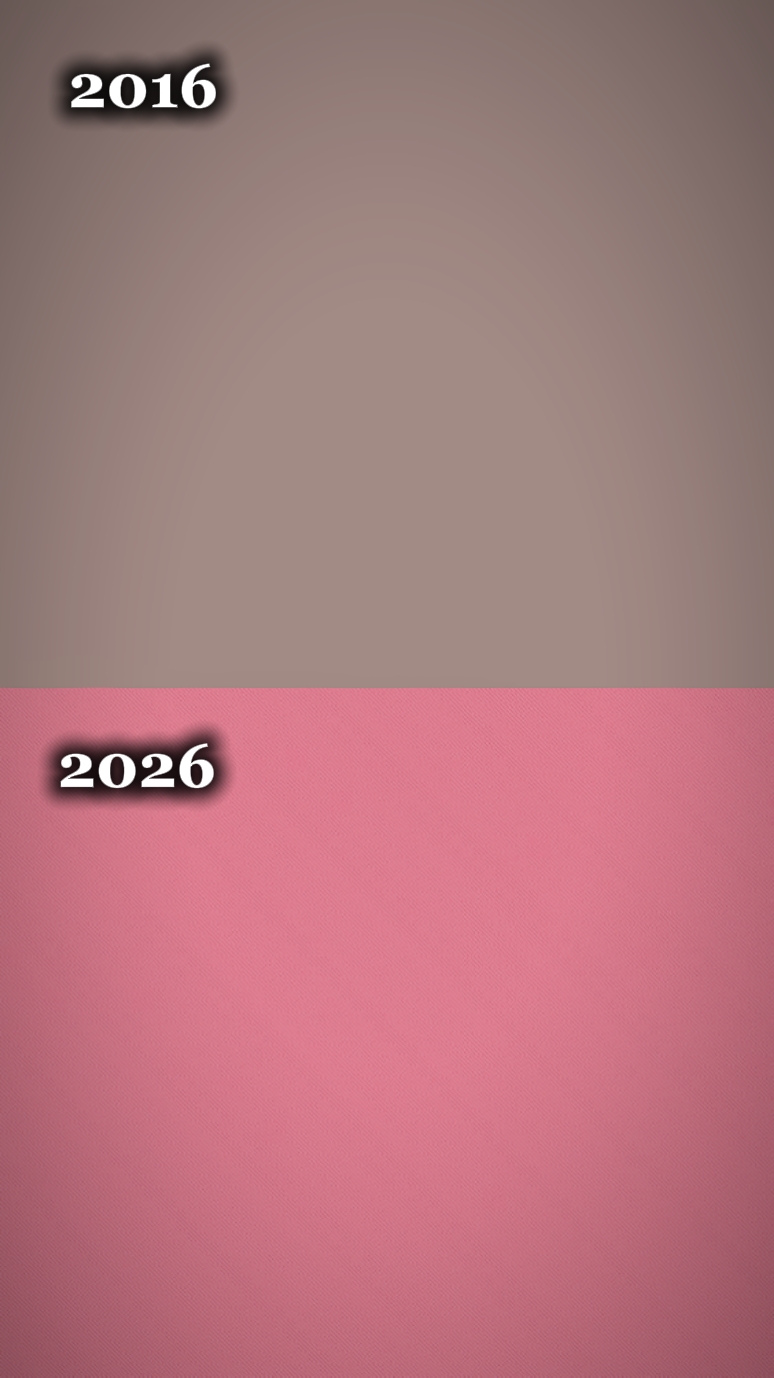Änderung von 2016 bis 2026 