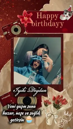 Doğum günü şablonu 