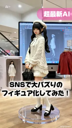 【超最新AI✤フィギュア化してみた!!】