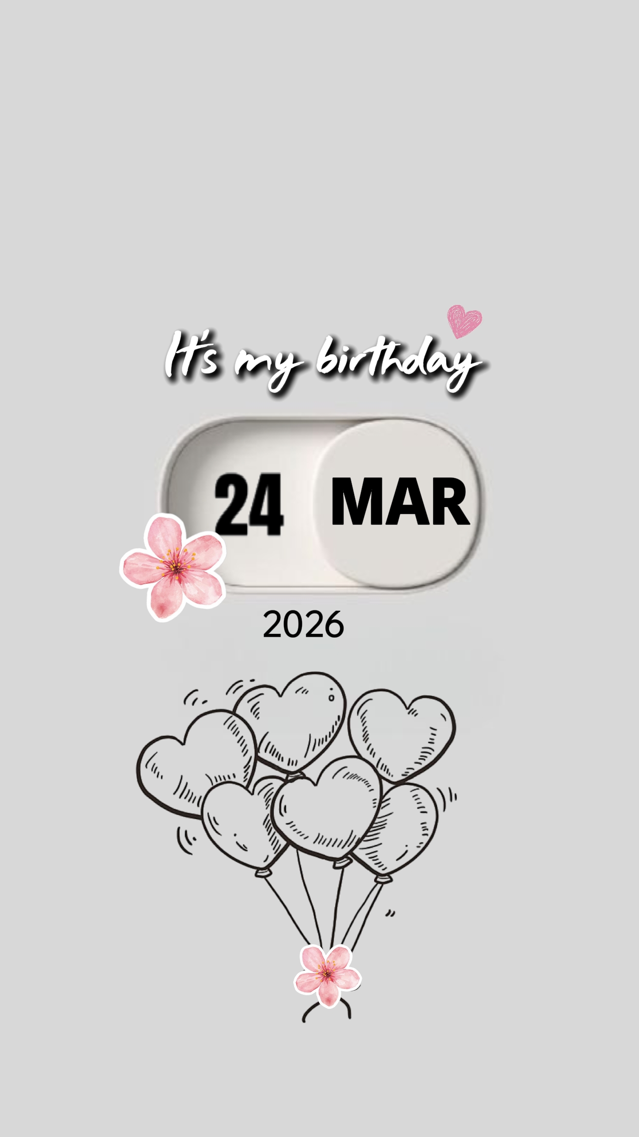 Mi cumpleaños 24 de marzo