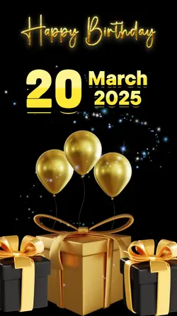 birthday 20 mar 2025