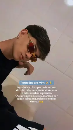 parabéns pra mim 