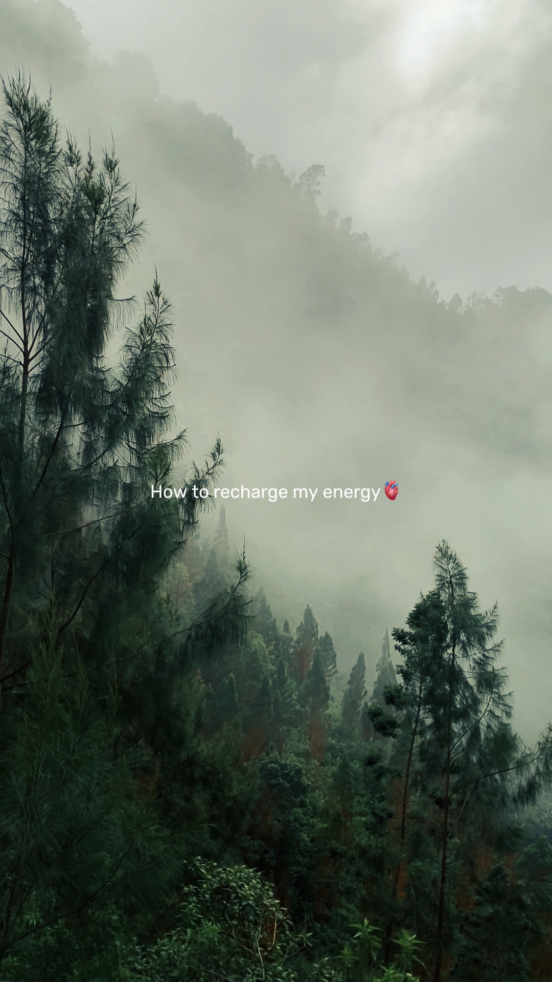 mengisi ulang energi saya