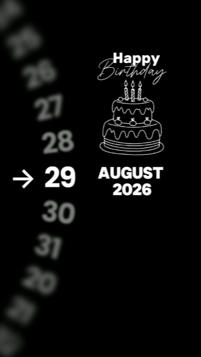 HBD 29 de agosto 