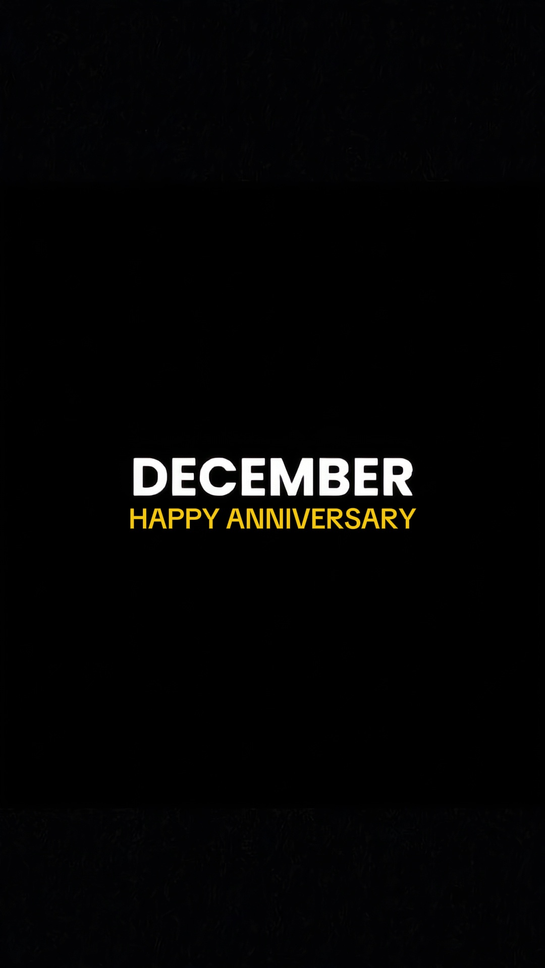 December Anniversary