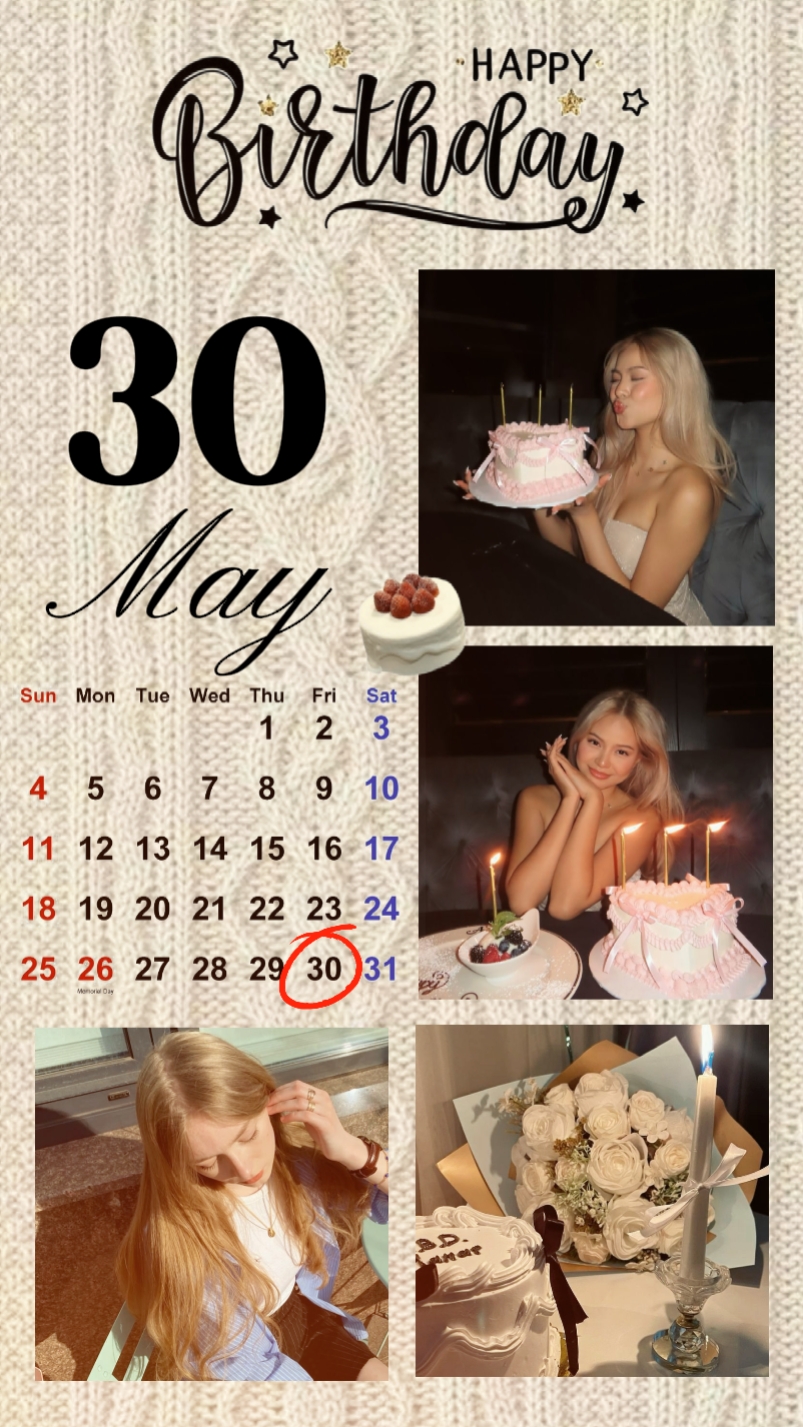 BIRTHDAY 30 MAY 2025