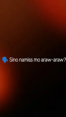 sino namiss mo araw2