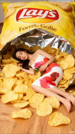 sleeping on chips