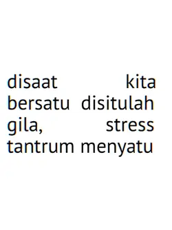 disaat kita bersatu