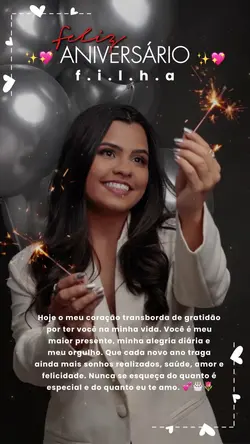 Aniversário filha. 