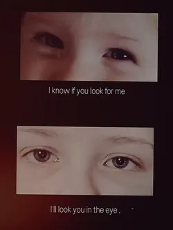 ik if u look for me 