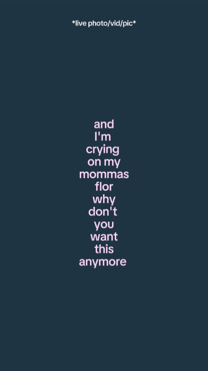 andimcryingonmymomma