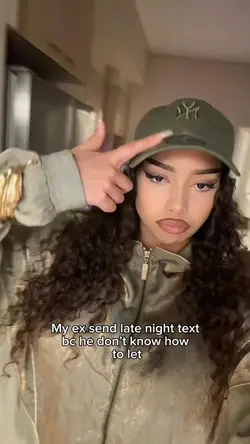 My ex send late text