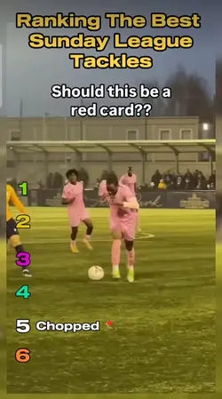 Sunday league tackle