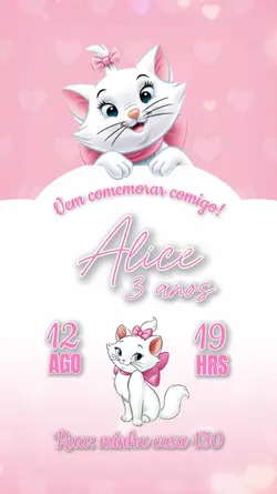 CONVITE GATA MARRIE