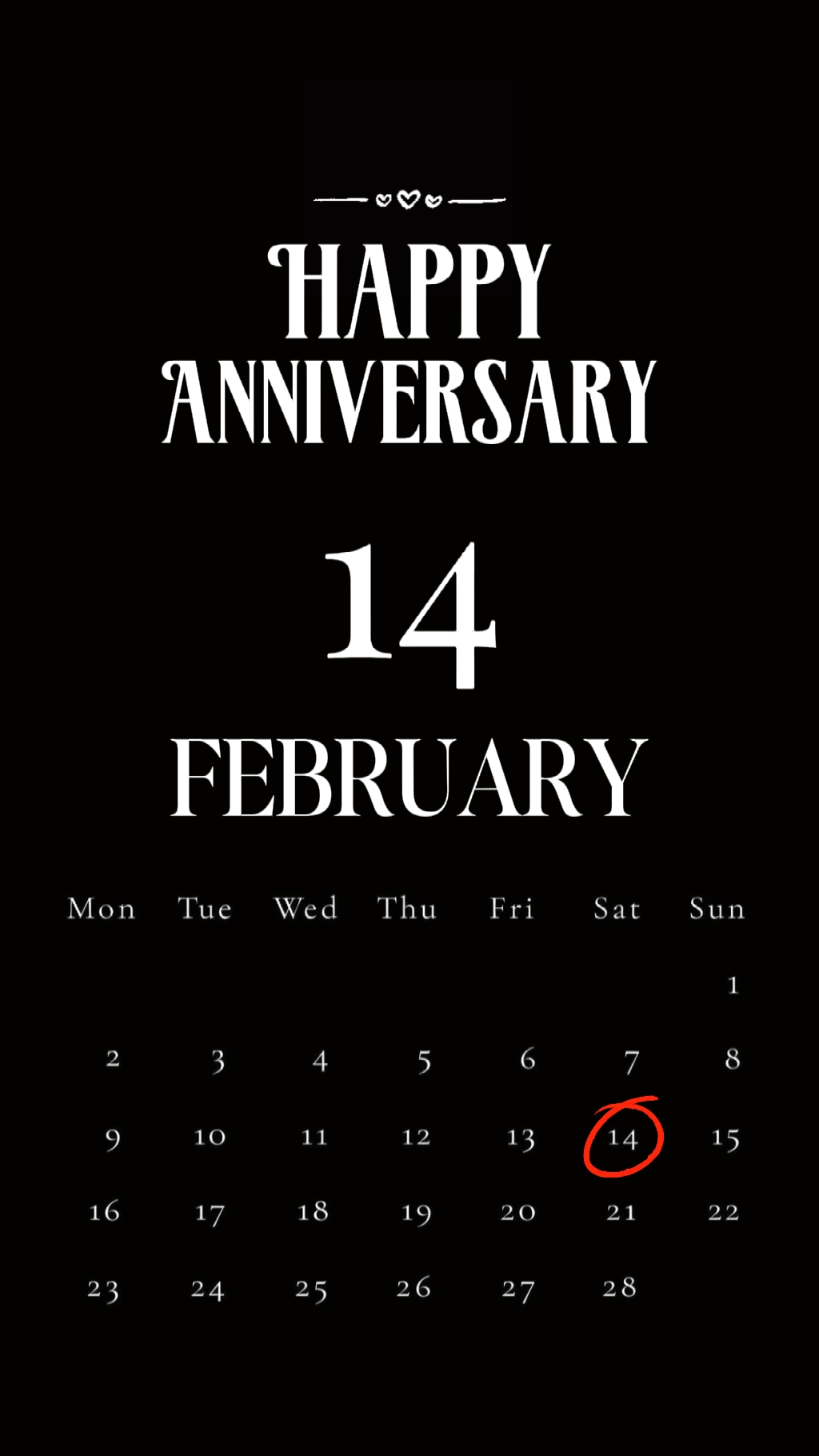 ANNIV 14 DE FEBRERO