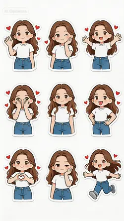 Cute sticker of me