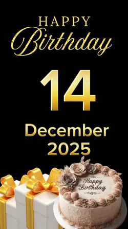 HBD 14 DECEMBER 