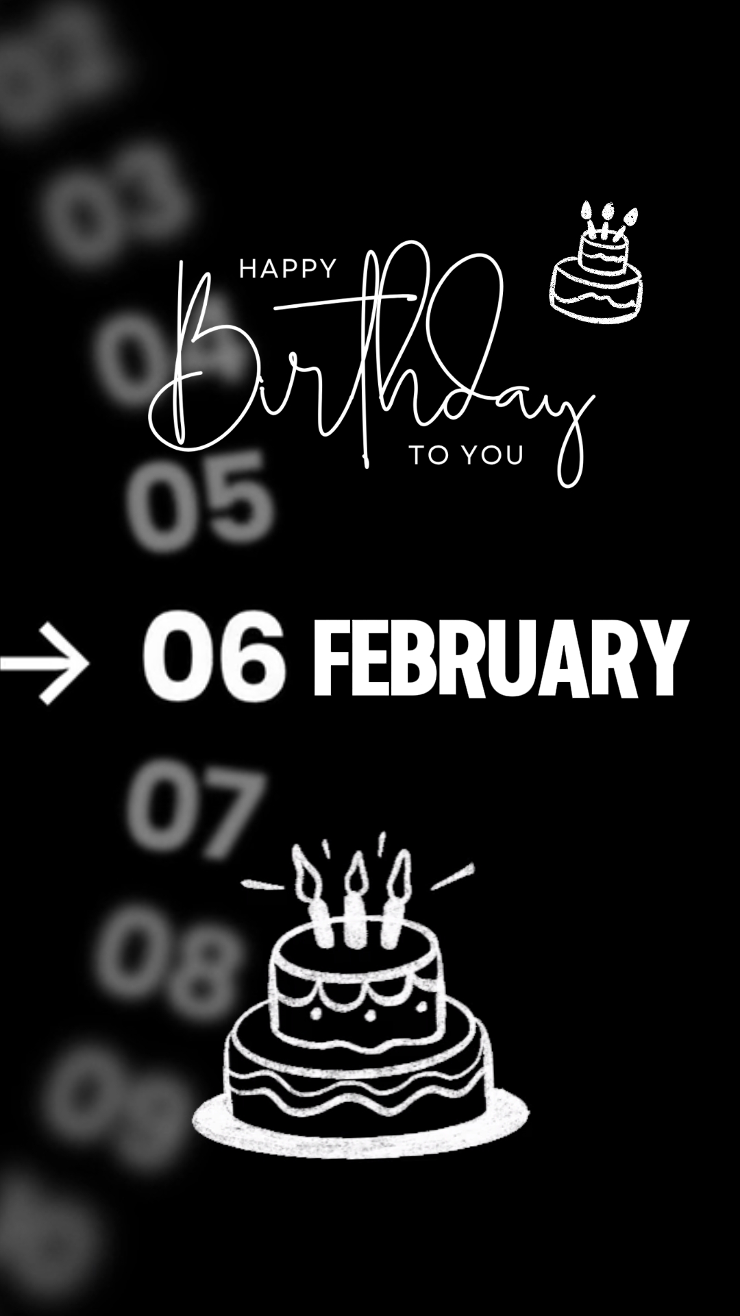 CUMPLEAÑOS 06 DE FEBRERO