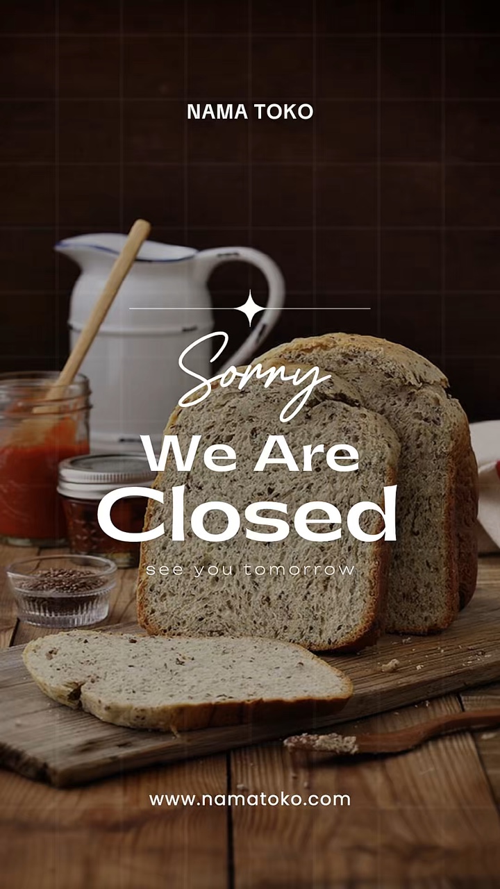 we are closed 