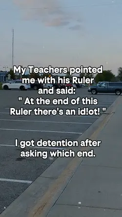 My teachers pointed