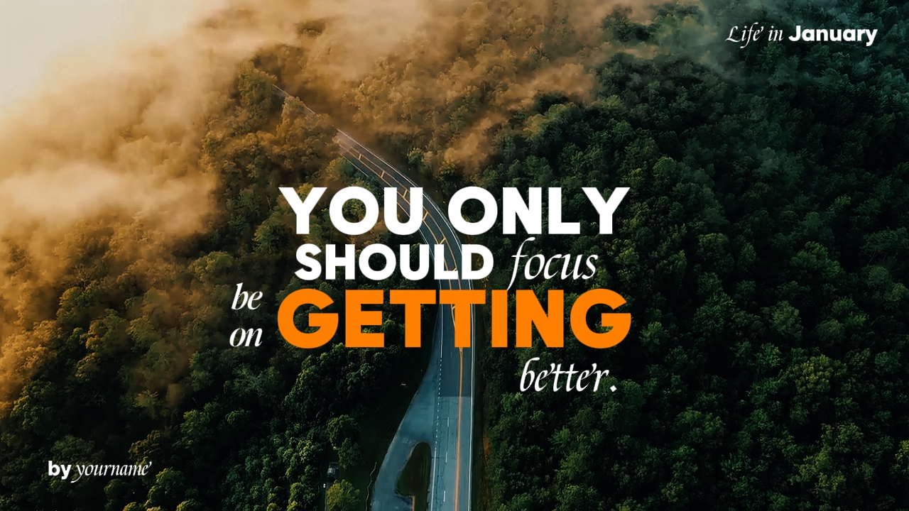 you should focus