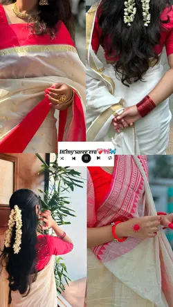 In my saree era 🎀