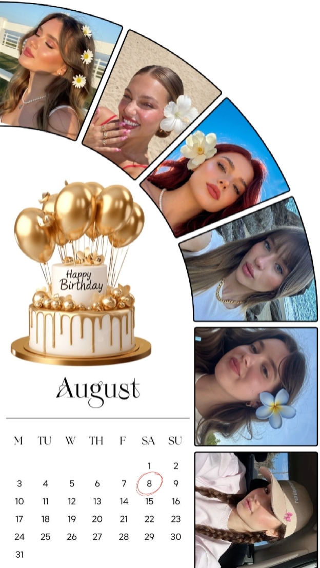 BIRTHDAY 8 AUGUST