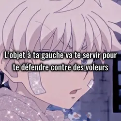 l'objet à ta gauche
