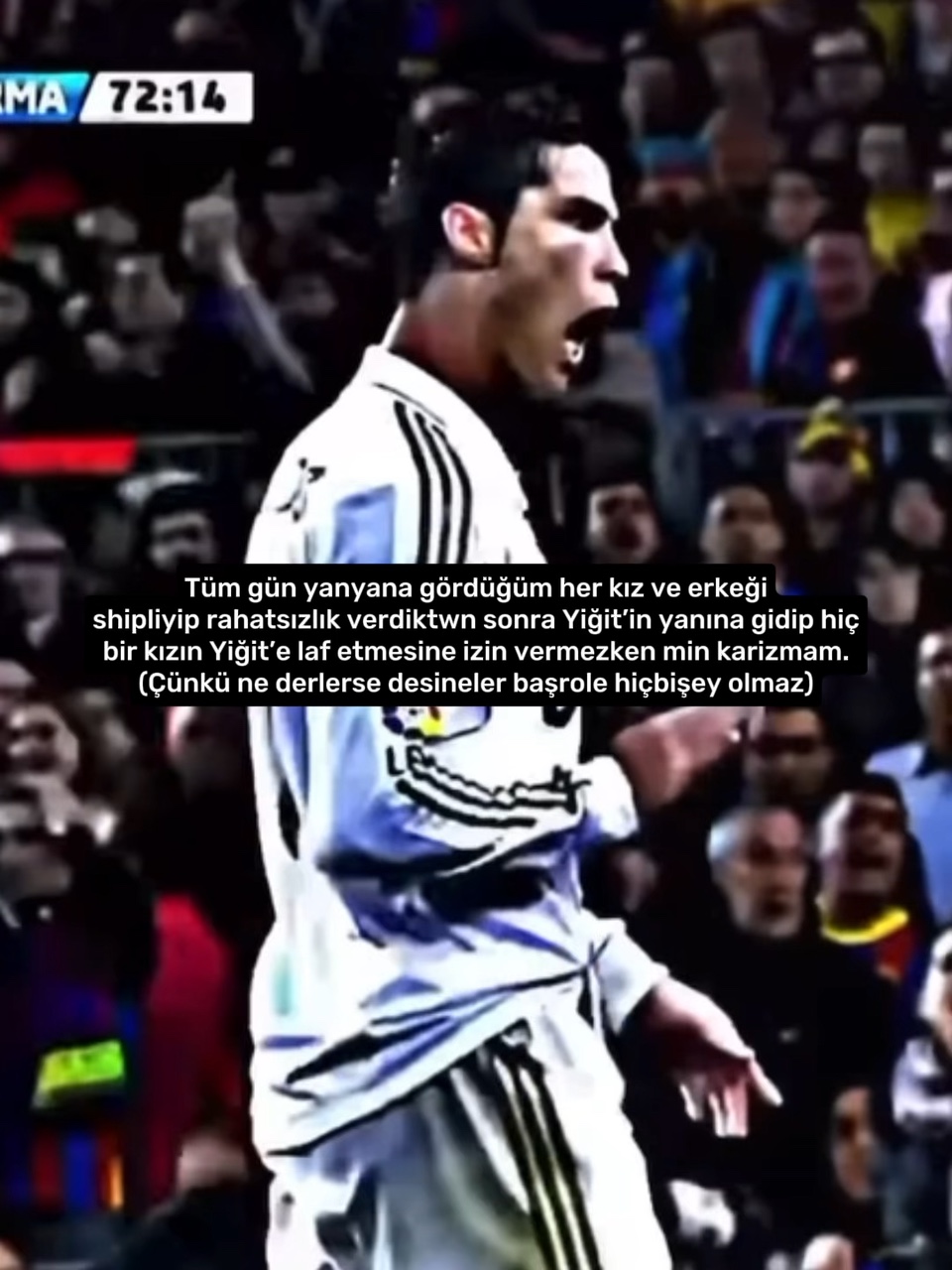 Arkadaki benim değil