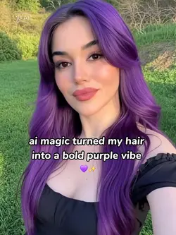 ai purple hair
