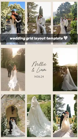 wedding grid