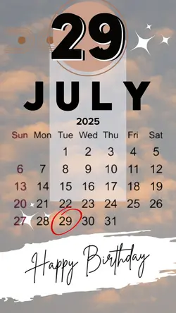 hbd 29 july 2025