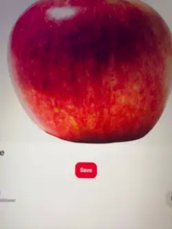 dean to an apple..