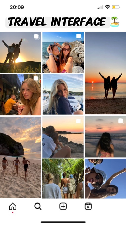 여행 인터페이스 🏝️