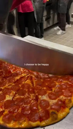 Pizza make me happy