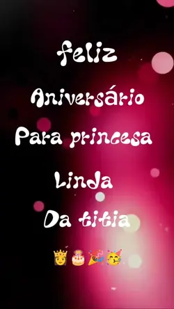 Parabéns sobrinha 🩷