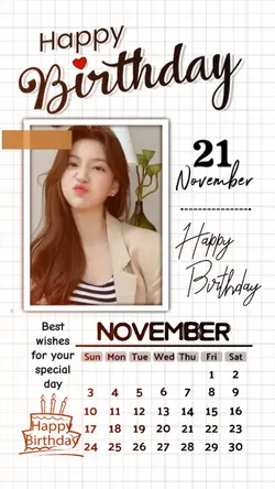 HBD 21 NOVEMBER NEW