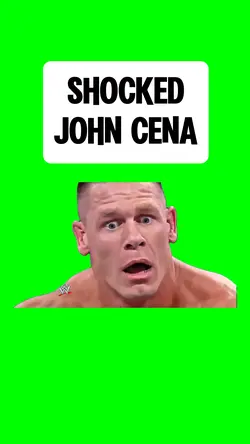 SHOCKED JOHN CENA