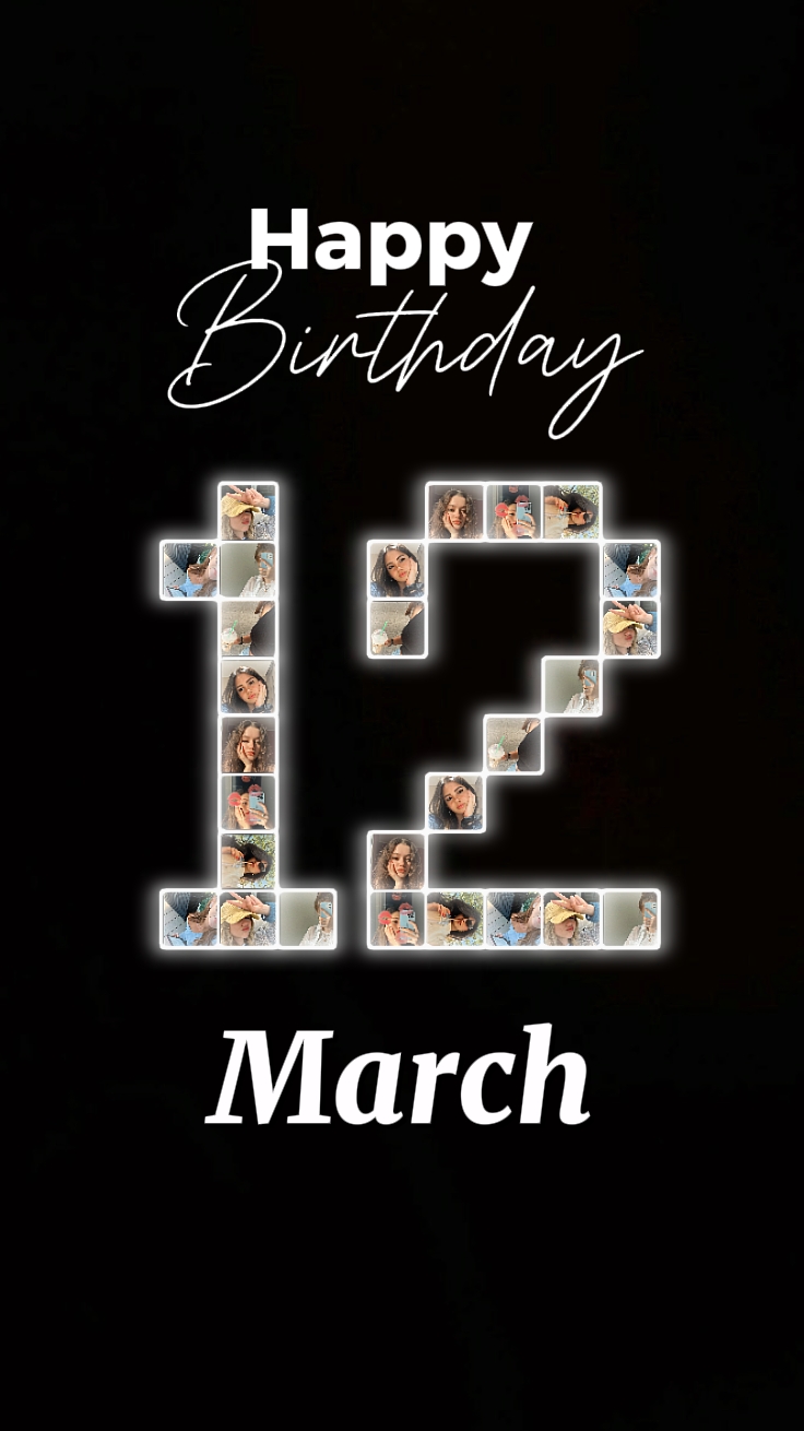 Anniversaire 12 mars