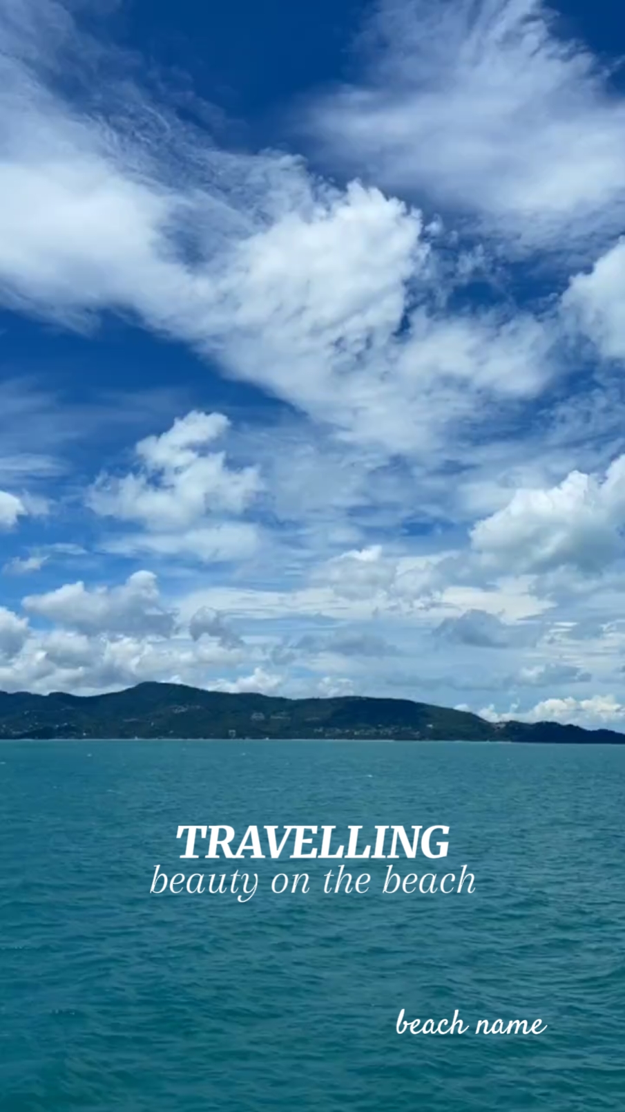 Praia de viagem