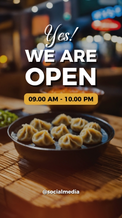 Yes We Are Open 