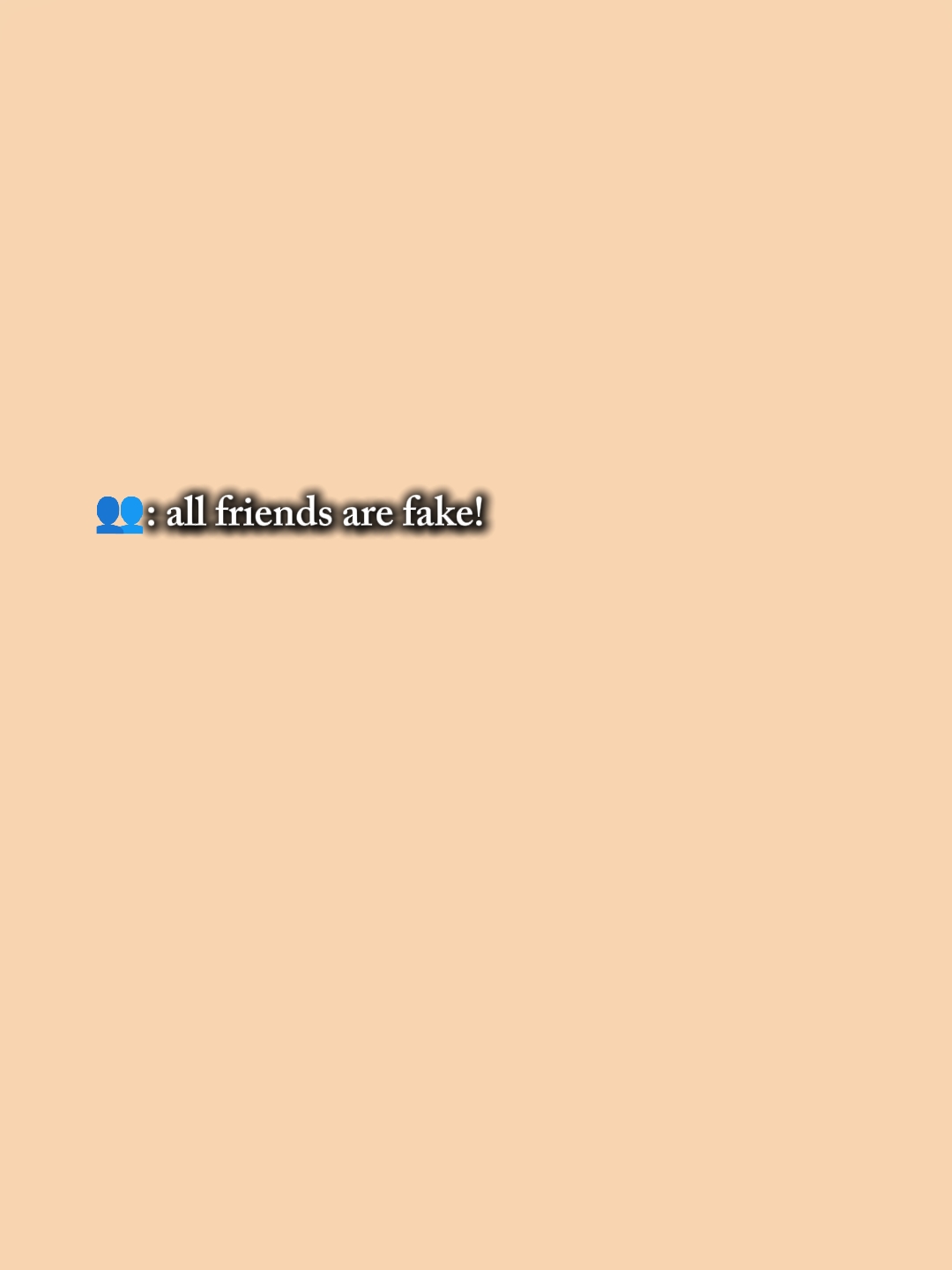 Freunde sind unecht