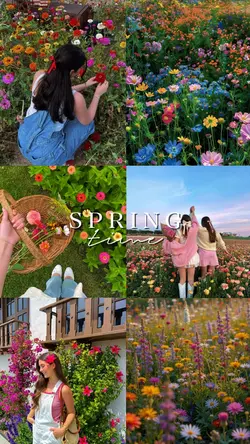 Spring collage