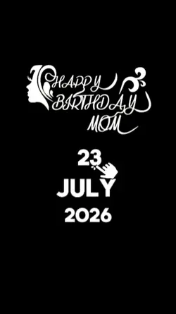BDAY MOM 23 JULY