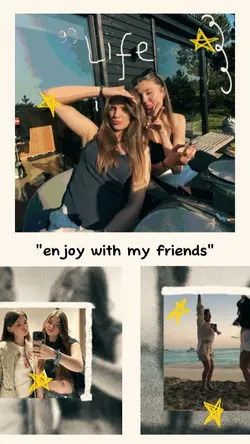 enjoy with my friend