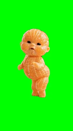 baby orange dance