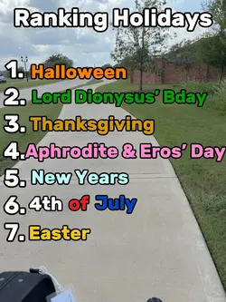 Ranking Holidays