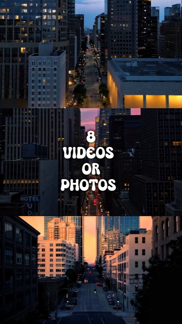 8 VIDEOS OR PHOTOS 