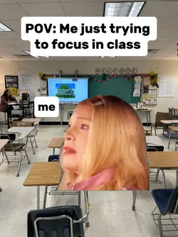 me trying to focus 